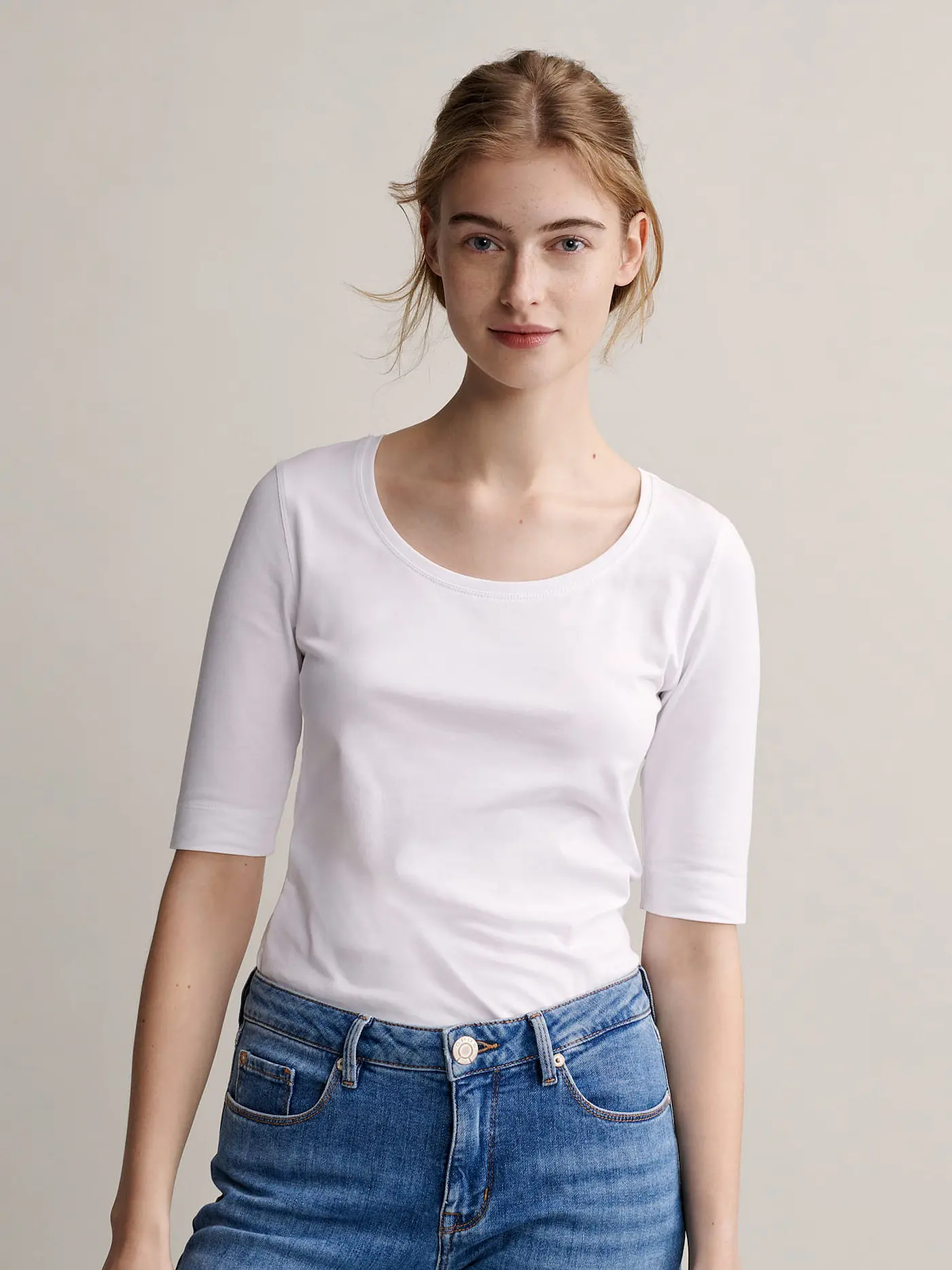 OPUS | Basic T-Shirt "Daily F" | 